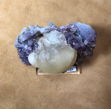 Load image into Gallery viewer, Fluorite on Amethyst
