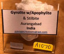 Load image into Gallery viewer, Gyrolite w/ Apophylite & Stilbite