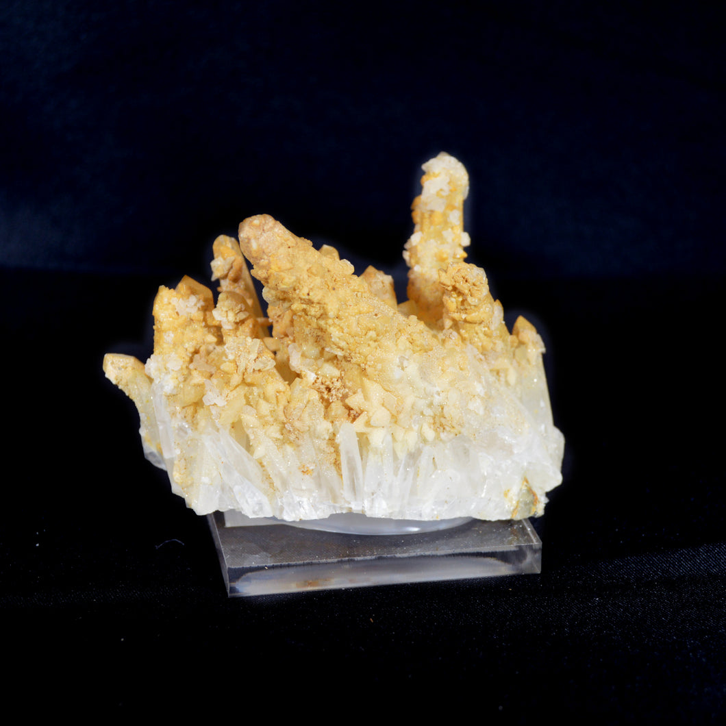 Calcite on Quartz