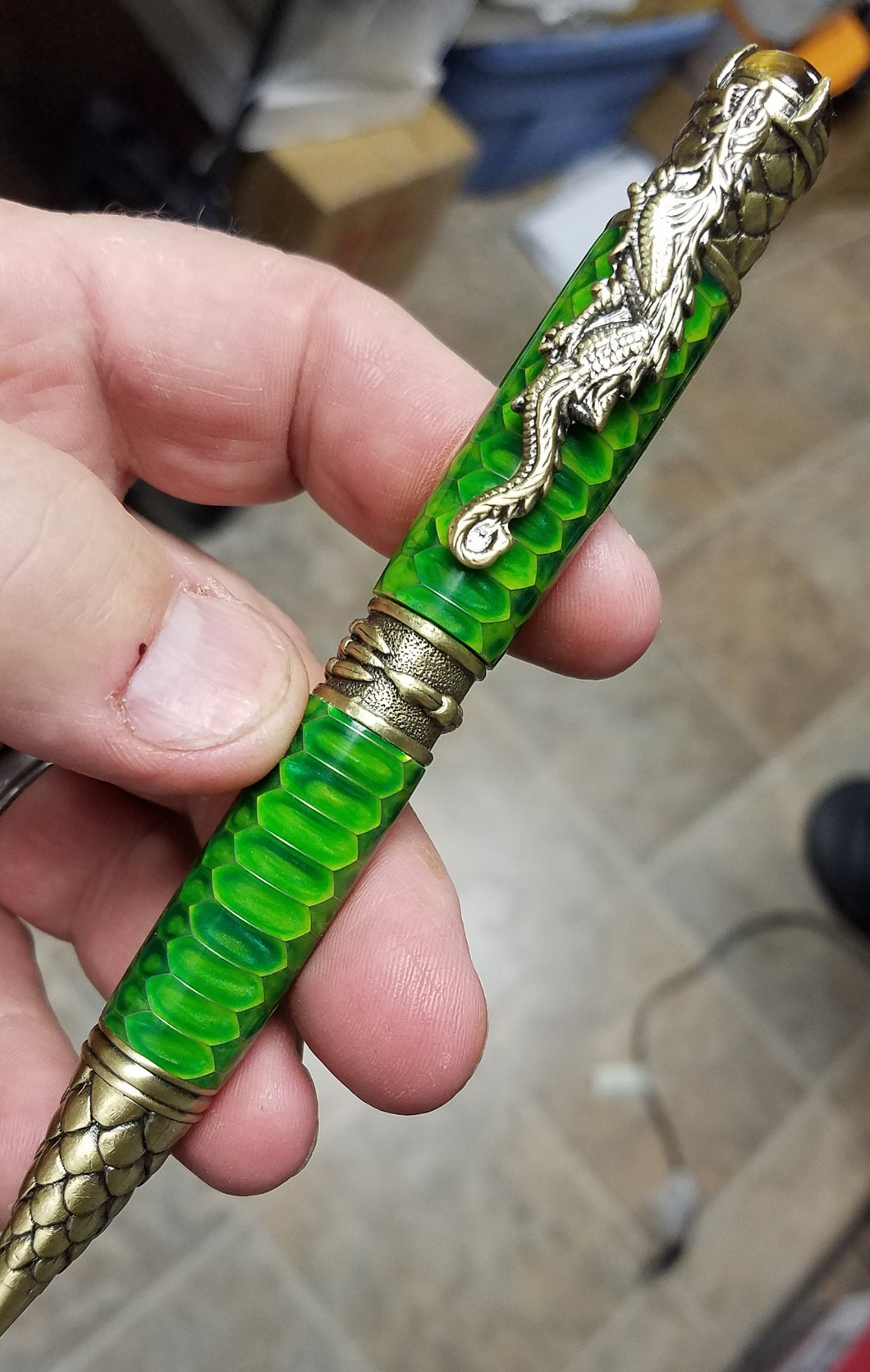 Dragon Pens, Honey Comb Acrylic