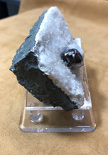 Load image into Gallery viewer, Gyrolite w/ Calcite on Quartz

